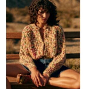SEZANE EMILE CARDIGAN — MULTICOLOR — SIZE S — SOLD OUT